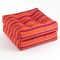 Set of 2 Outdoor Indoor Chair Cushions with Thick Cotton Filling and Reversible Design